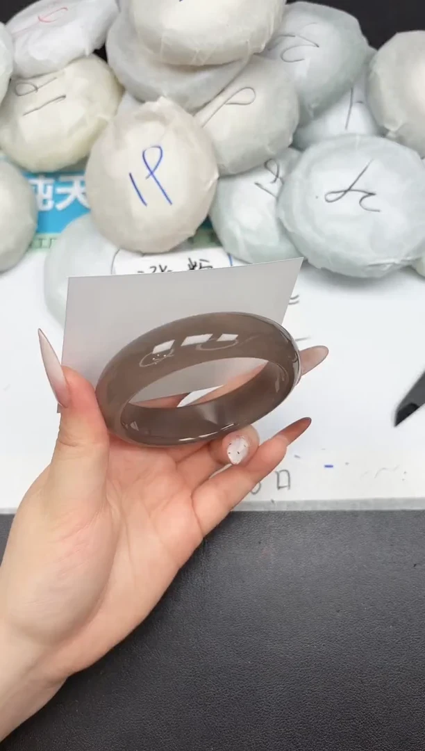 未镶嵌手镯石英质玉A198/57.6