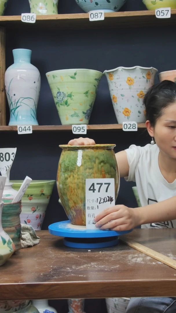 陶瓷景德镇花盆477