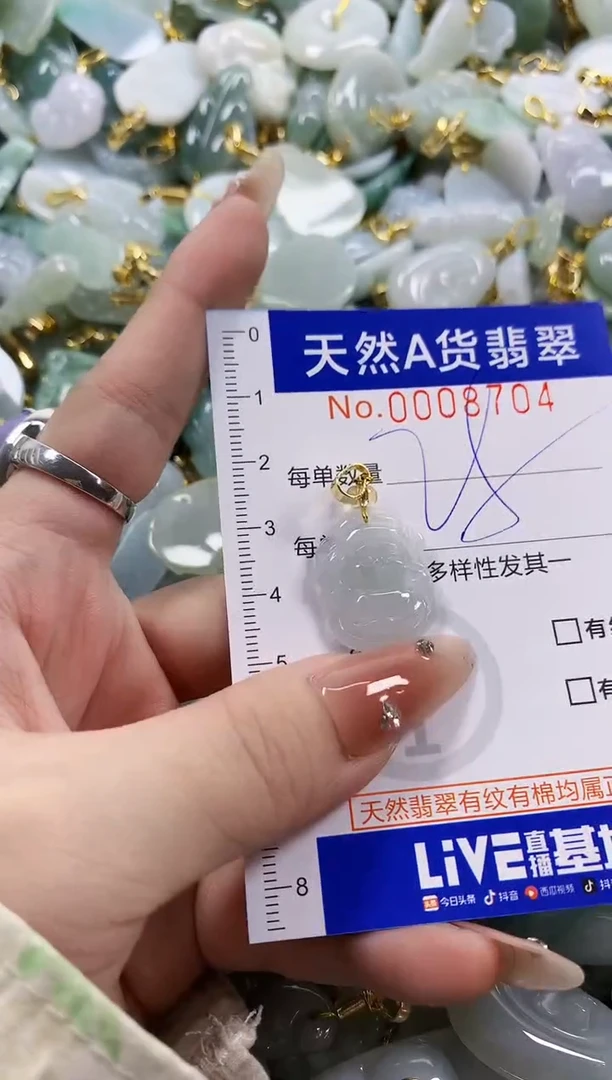 颈饰未镶嵌翡翠天然A货翡翠