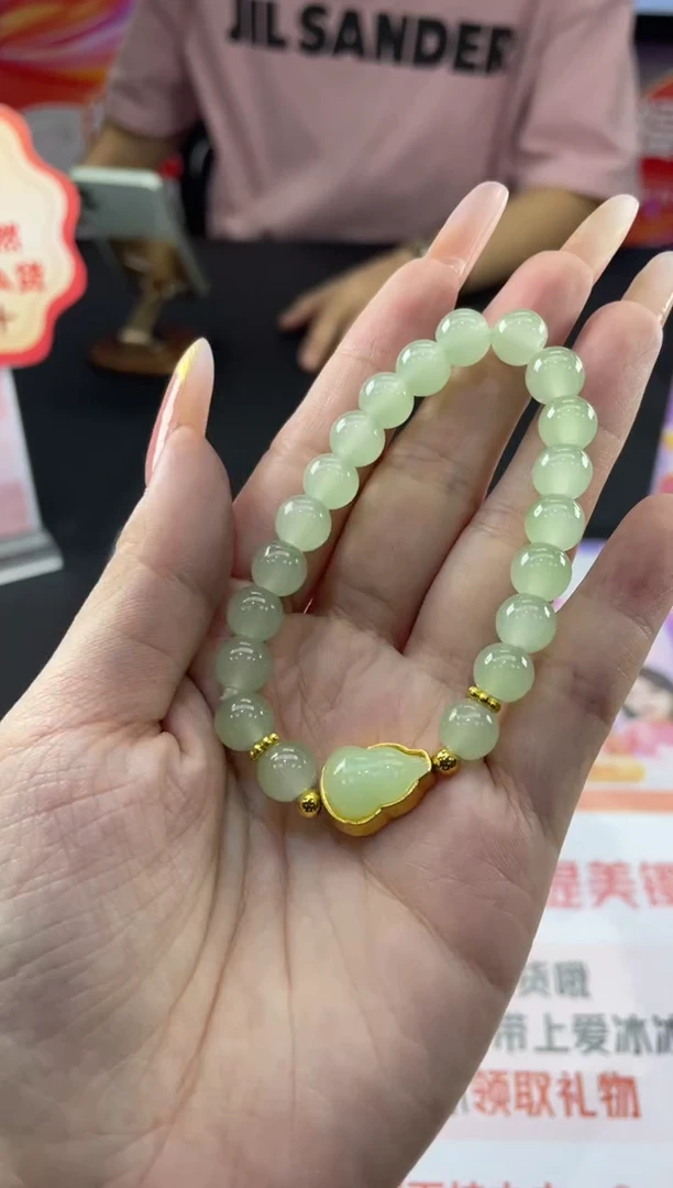 未镶嵌手串玛瑙/玉髓薇*可玛瑙葫芦手串