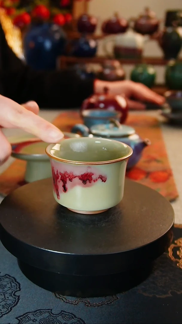 【闪购商品】瓷片393  马蹄杯