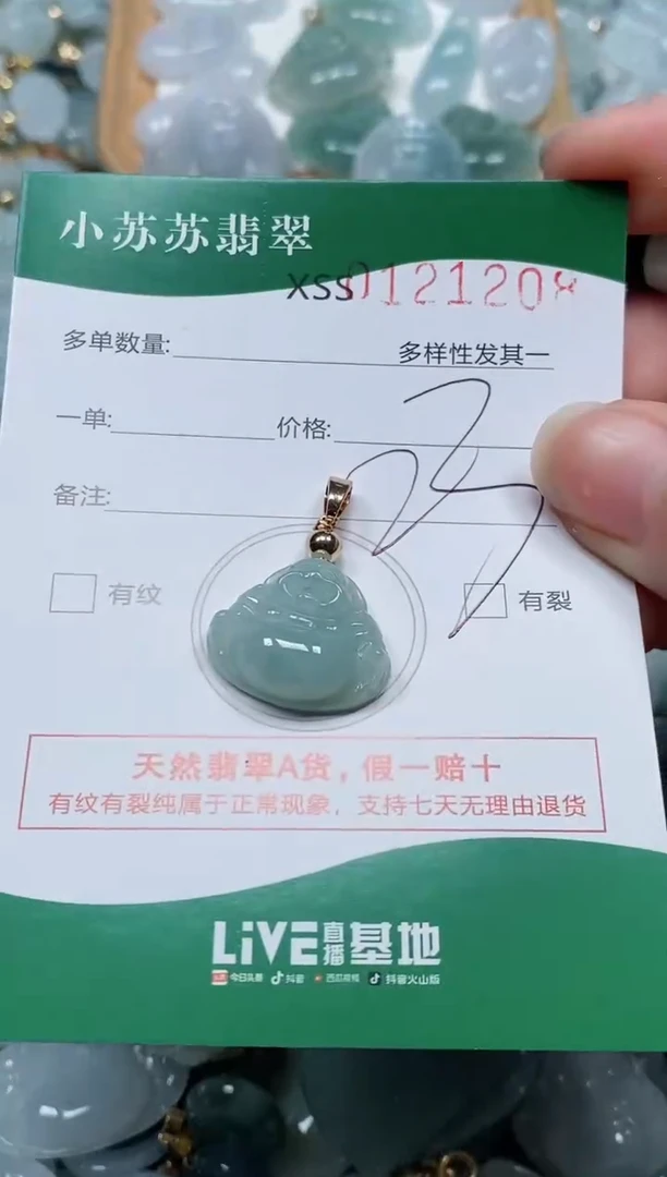 【闪购商品】翡翠颈饰未镶嵌闪购商品0121208