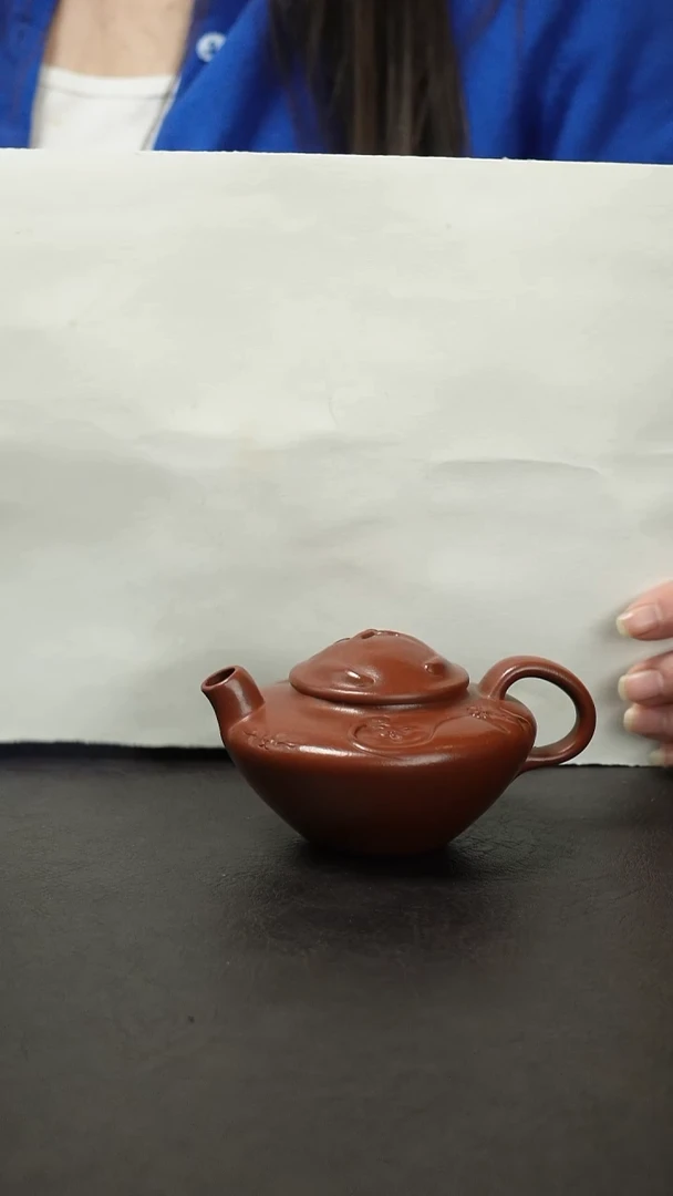 茶壶紫砂灵**哉朱泥大红袍紫砂壶