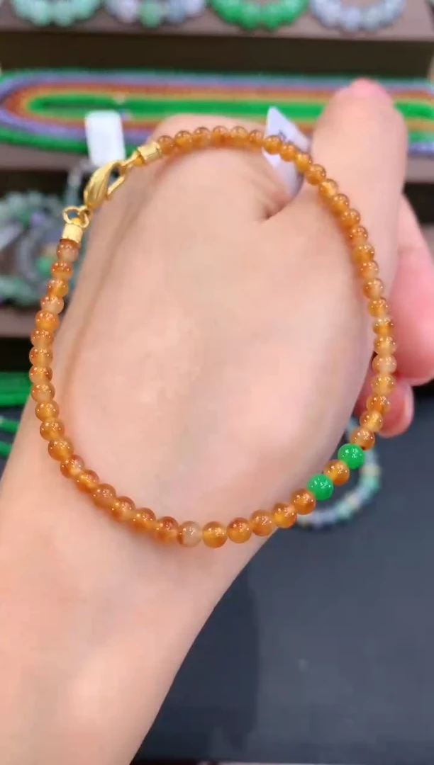 未镶嵌手串翡翠q129