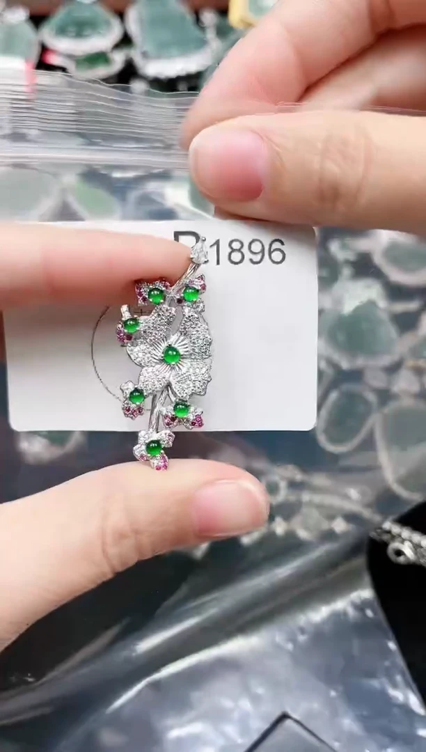 【闪购商品】翡翠颈饰未镶嵌1896赠皮绳