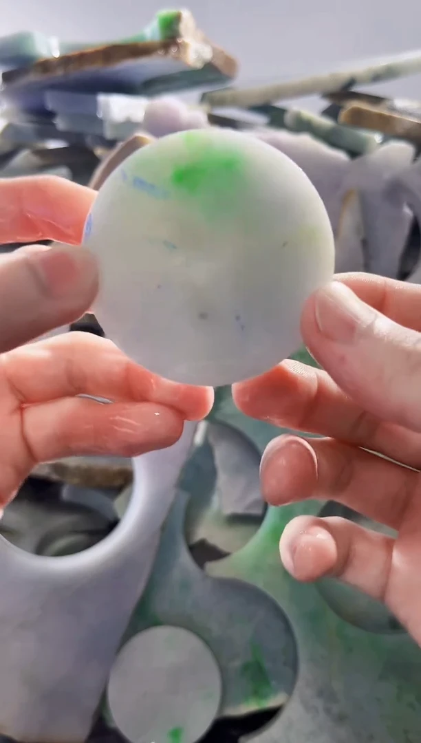 裸石翡翠缅甸翡翠A货文8062