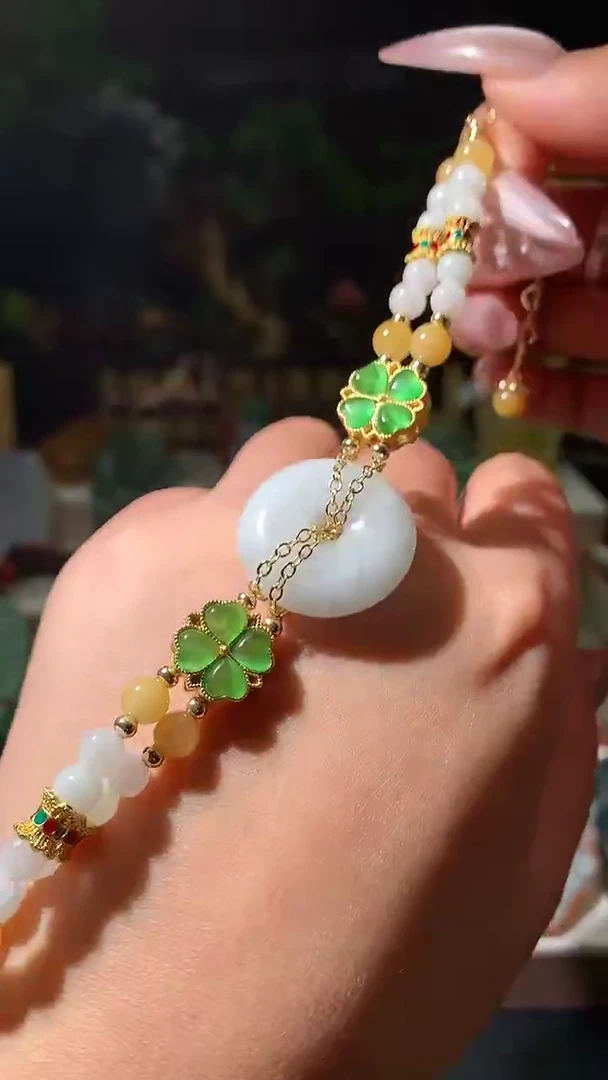 未镶嵌手串翡翠天然翡翠A货02
