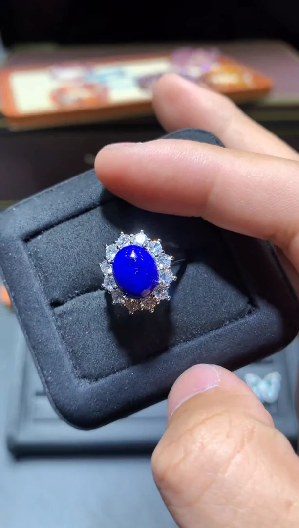 【闪购商品】青金石戒指未镶嵌F87多样性发货只发一件