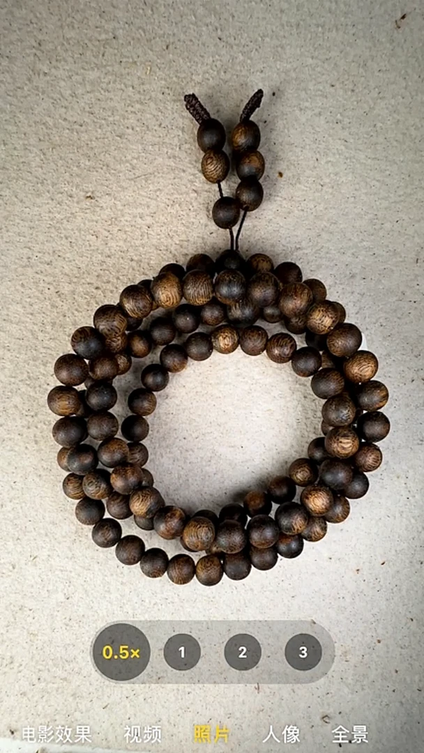 沉香手串8mm奇楠沉水浮多圈手串43