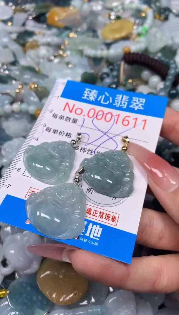 【闪购商品】翡翠颈饰未镶嵌含绳0001611