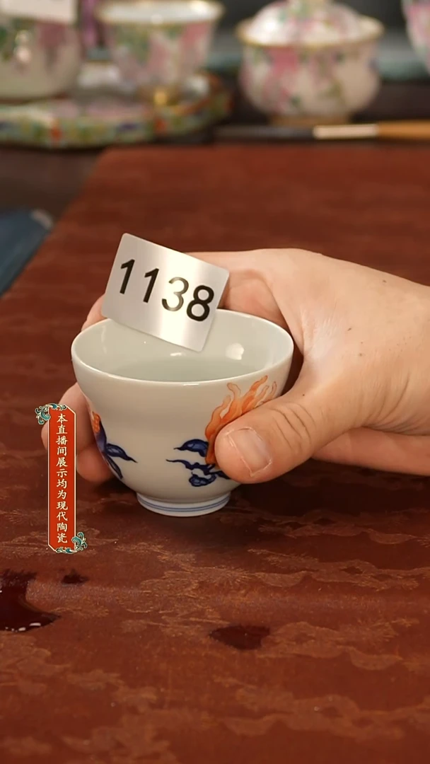 瓷片景德镇手工手绘精美陶瓷1138