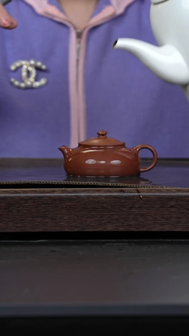 【闪购商品】紫砂茶壶红皮龙寒江