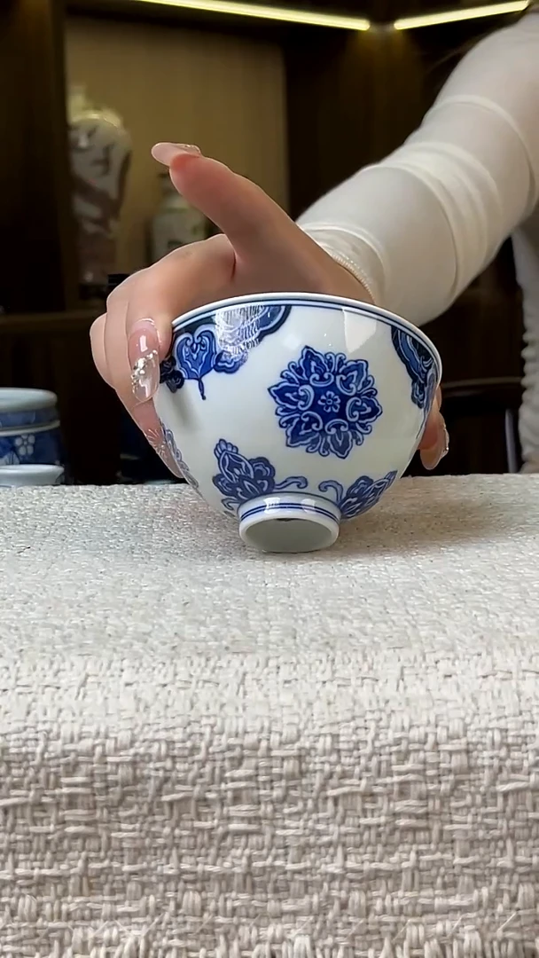瓷片景德镇毛仔柴窑杯