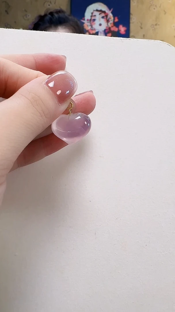 18K金镶嵌颈饰水晶挂饰