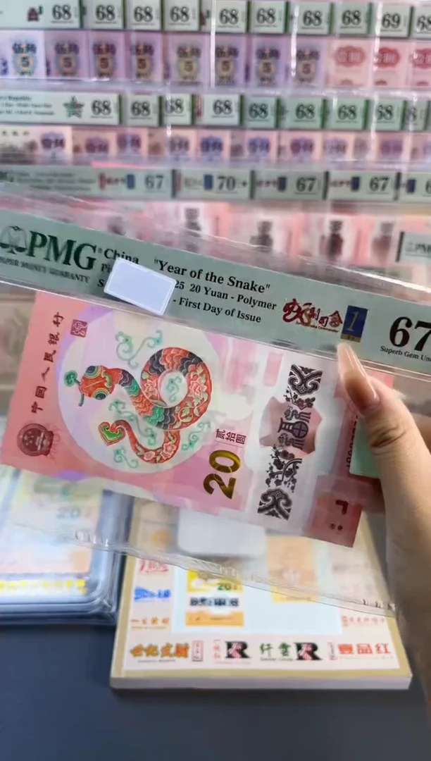 塑料蛇副司令首日标 PMG67分不挑号随机发