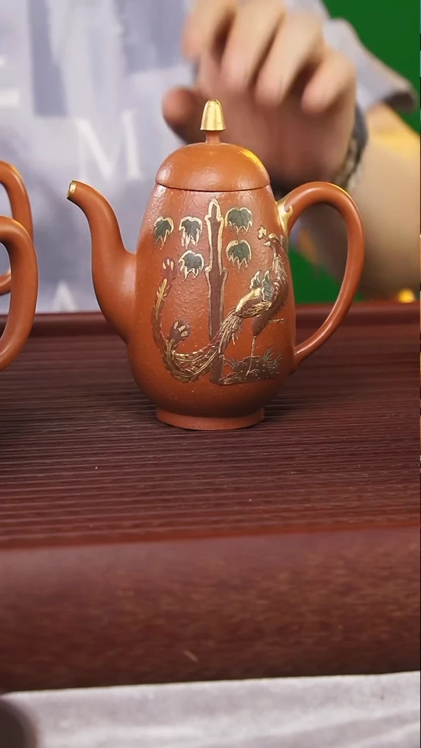 茶壶紫砂180cc顾氏手工紫砂