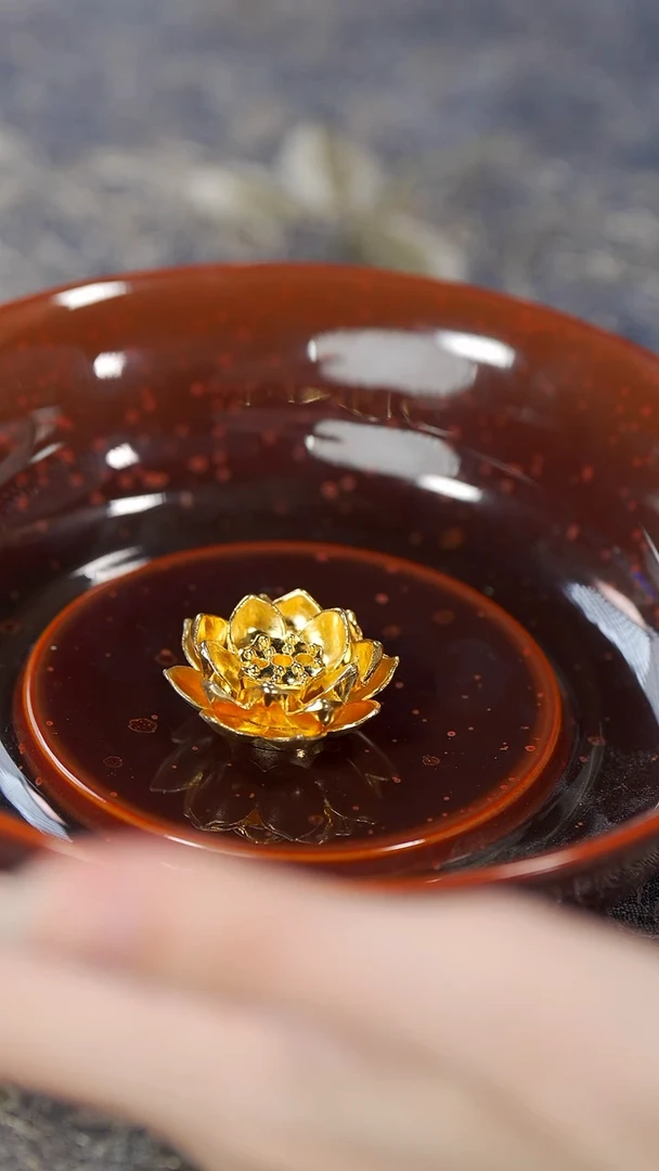 【闪购商品】窑变壶承合金莲花香插