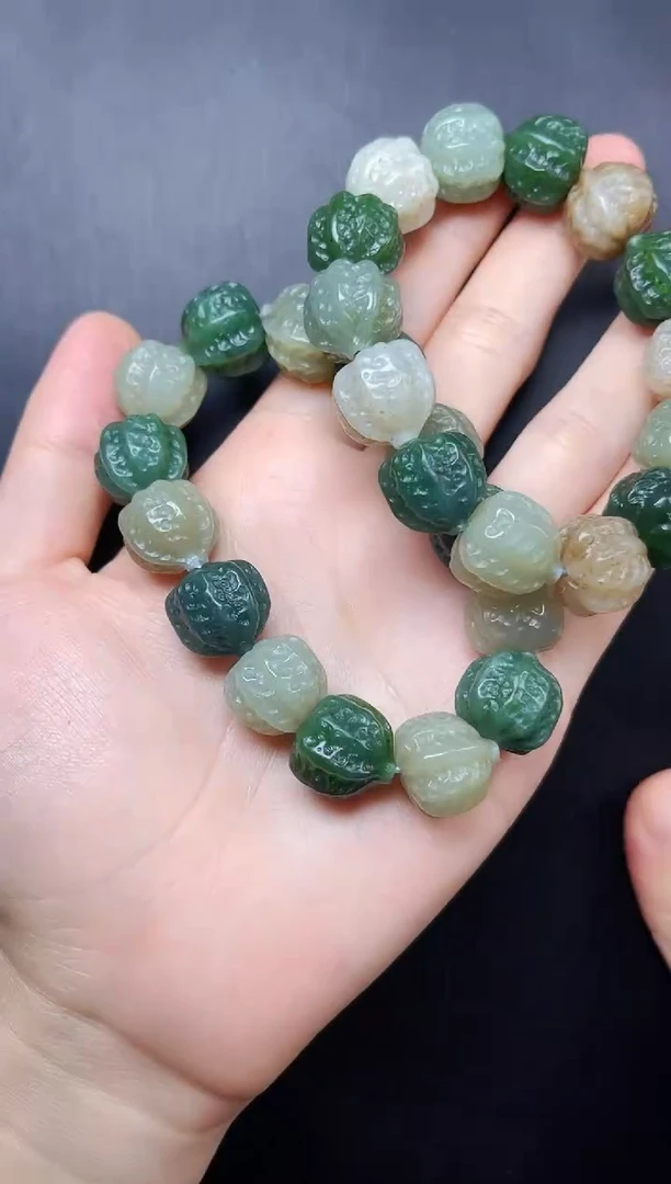 手串未镶嵌和田玉核桃手串多样性拍一发一06