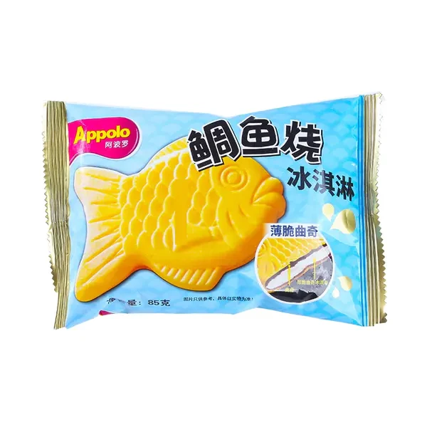 阿波罗鲷鱼烧冰淇淋85g雪糕同城配