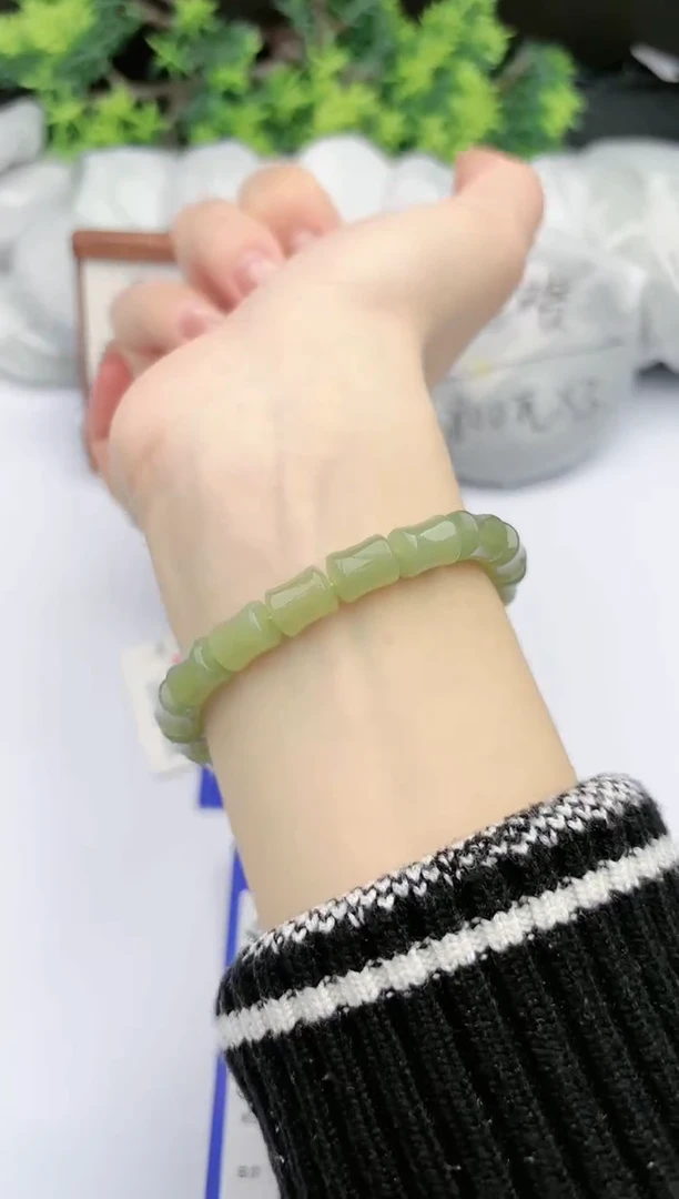 【闪购商品】和田玉手链未镶嵌碧玉轩