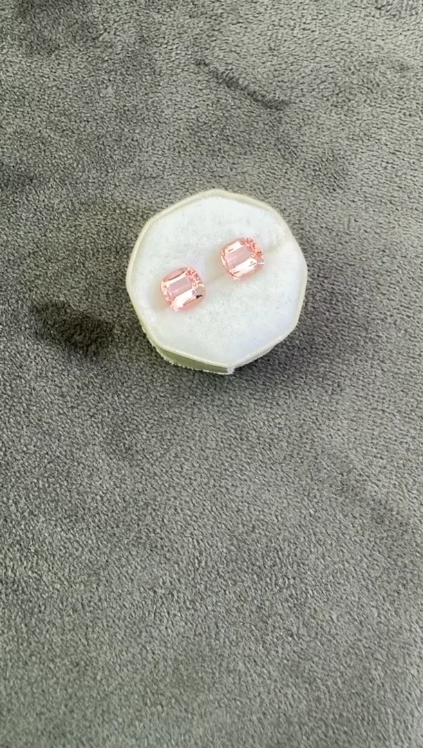【闪购商品】碧玺珠宝半成品未镶嵌一对