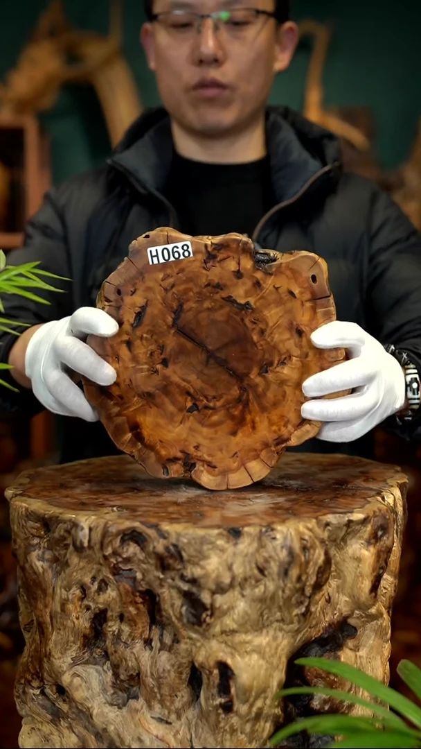 木雷击枣木底座