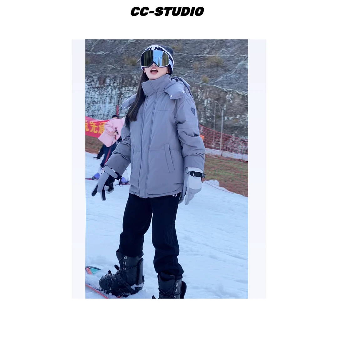 【冰岛蛋糕】冬款时尚休闲羽绒服保暖女款