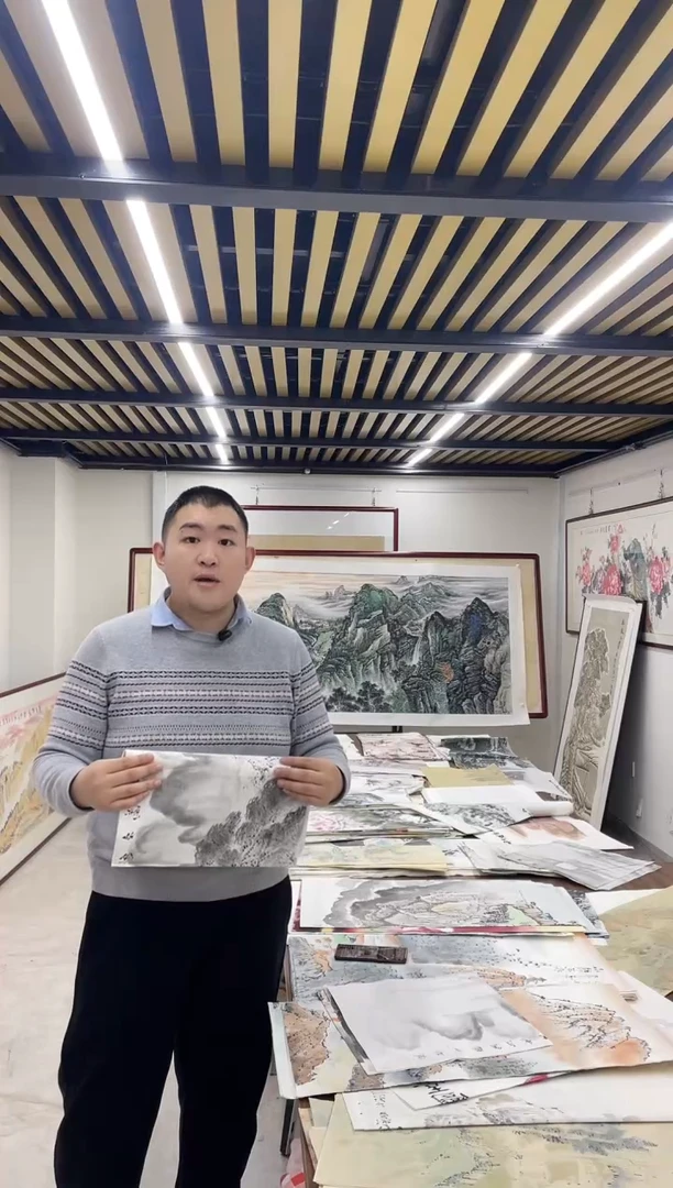 国画融易专属链接-水墨条幅