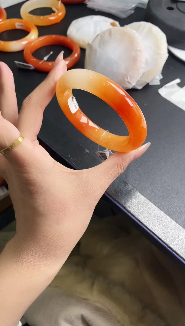 未镶嵌手镯石英质玉j162-HHB61+