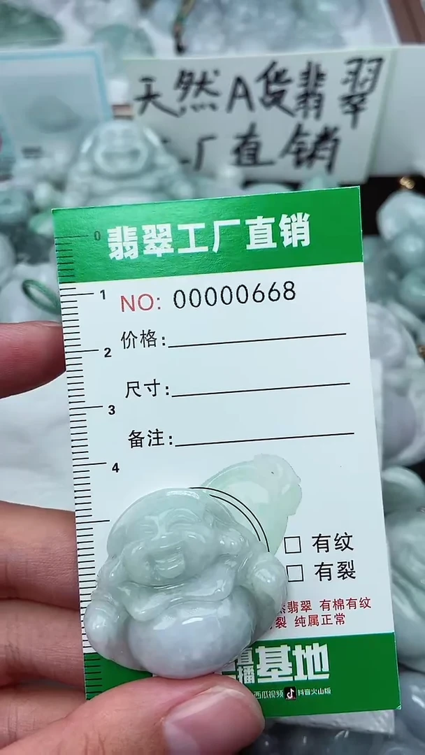 颈饰未镶嵌翡翠缅甸天然翡翠拍一发一0668