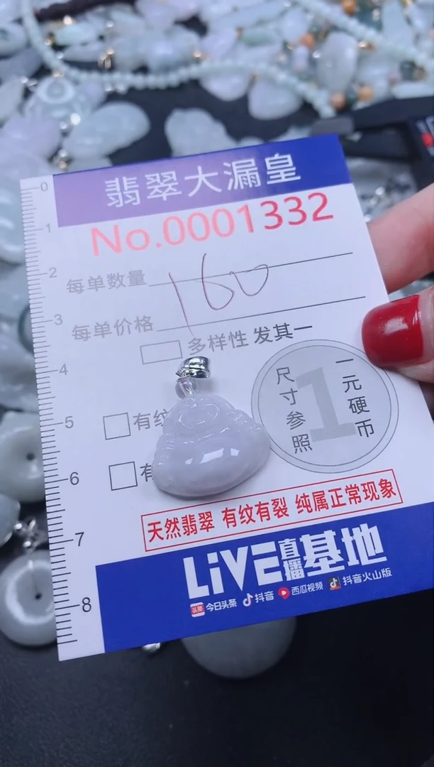 颈饰未镶嵌翡翠1332