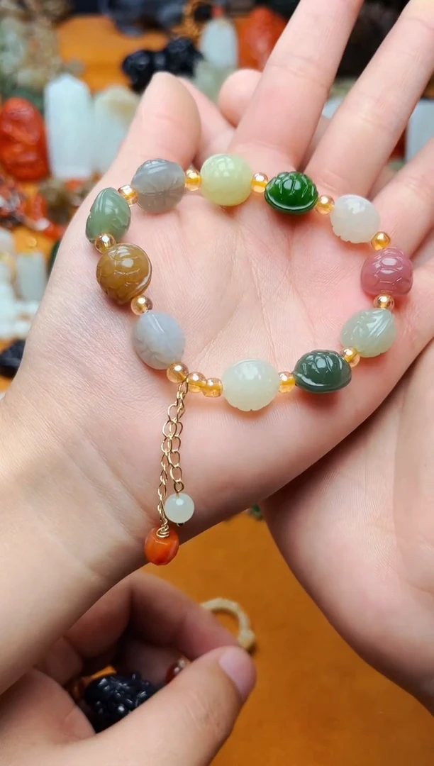 【闪购商品】和田玉手串未镶嵌富甲天下