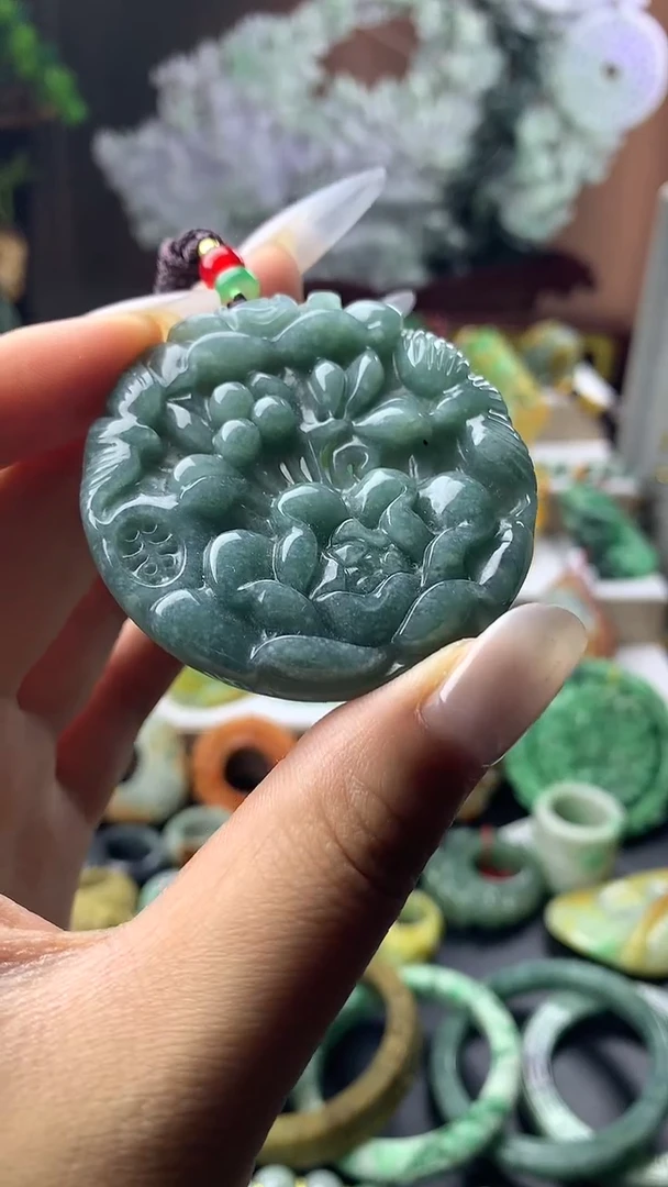 吊坠(不含链)未镶嵌翡翠天然翡翠A货01