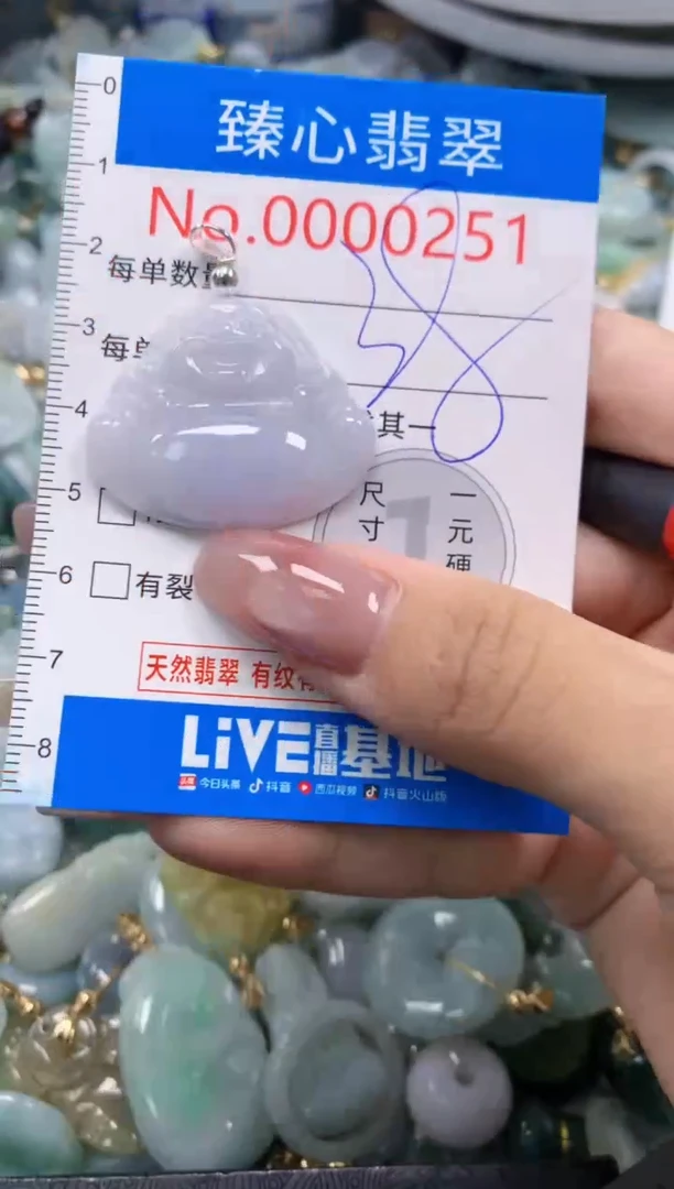 翡翠未镶嵌吊坠(不含链)251