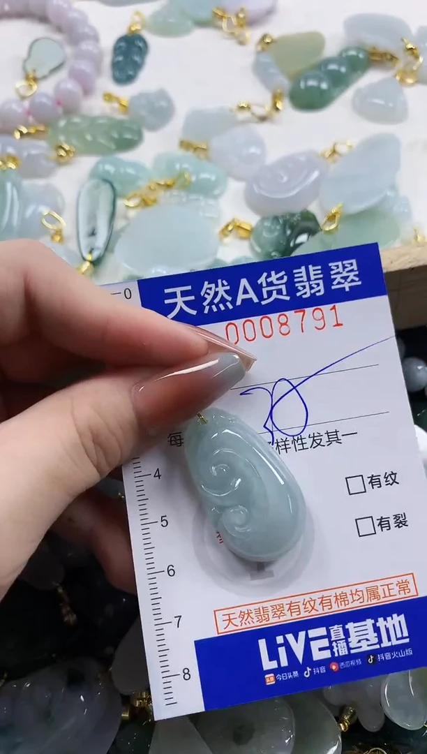 颈饰未镶嵌翡翠天然A货翡翠