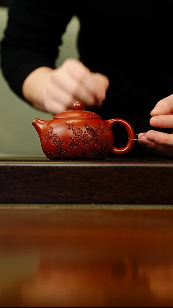 茶壶紫砂宜兴原矿 半手工 紫砂壶容量260CC
