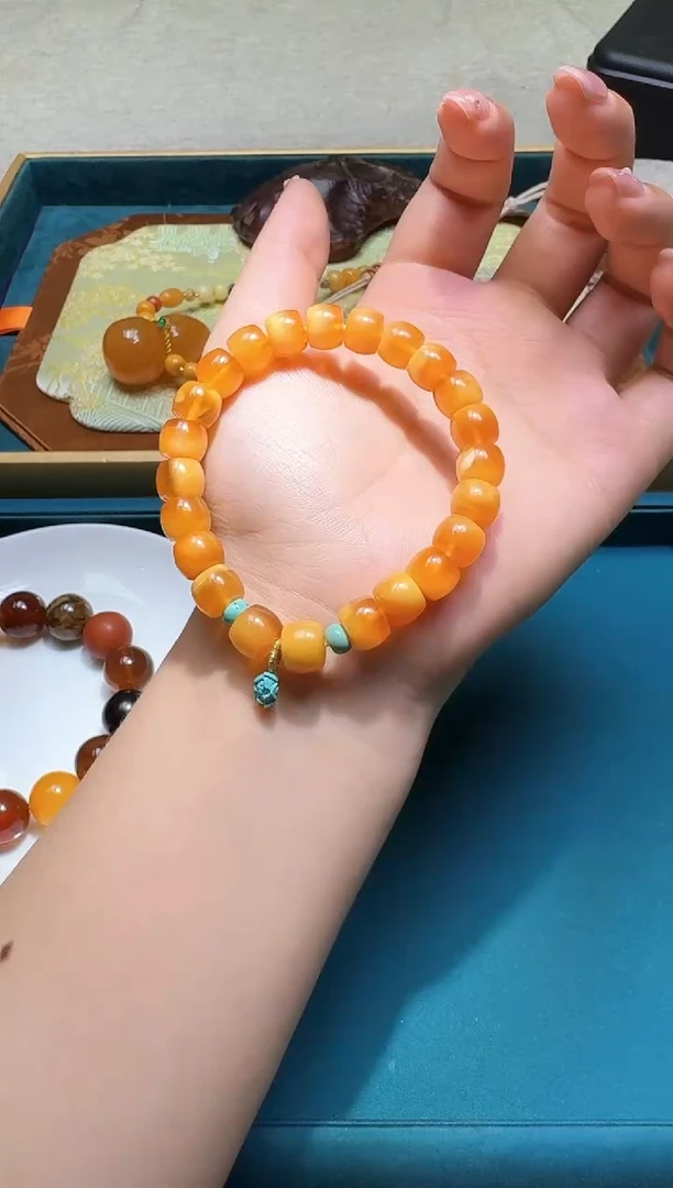 手链琥珀未镶嵌多样性发一件398