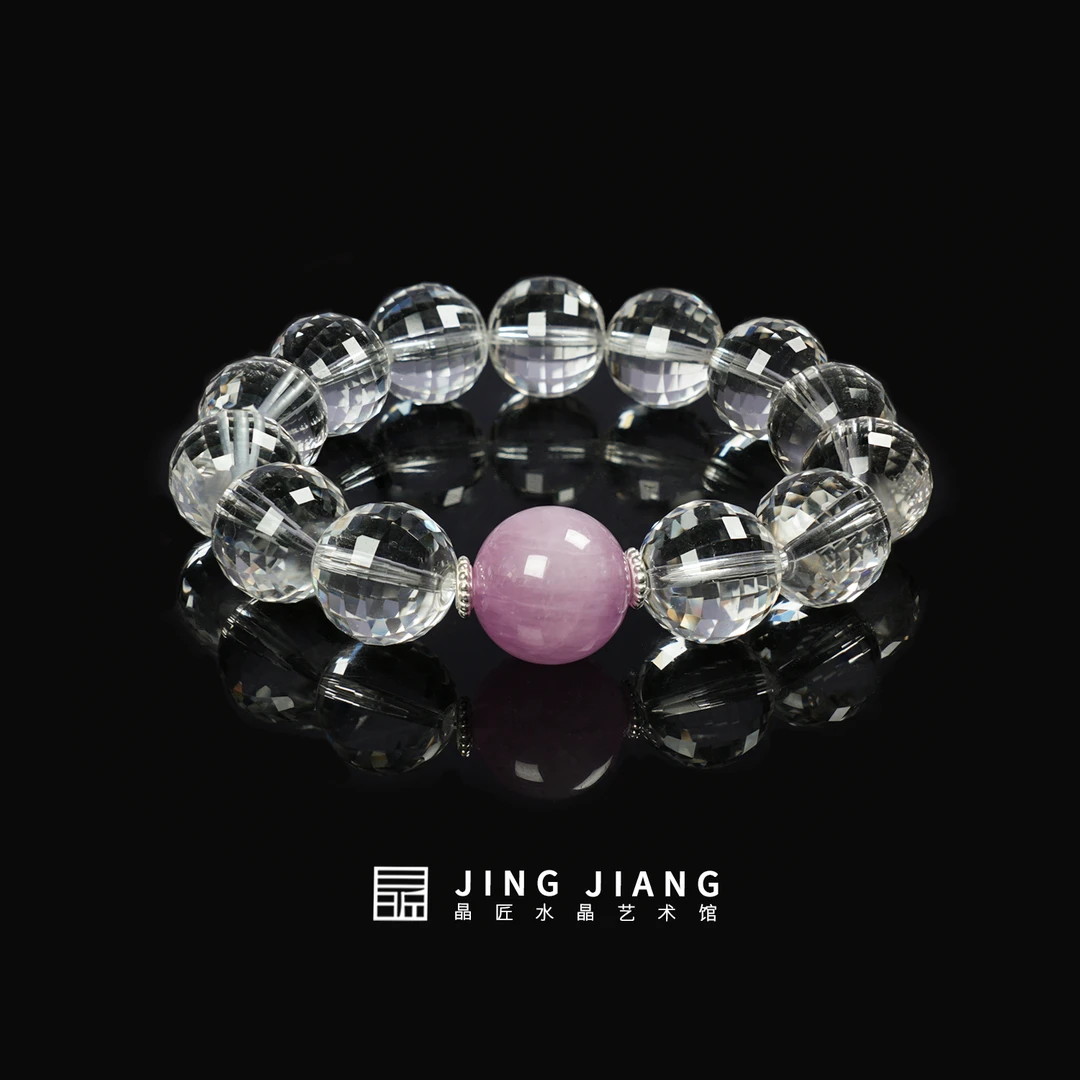 晶匠晶匠白水晶手串黄奕同款  多样性发一 正品