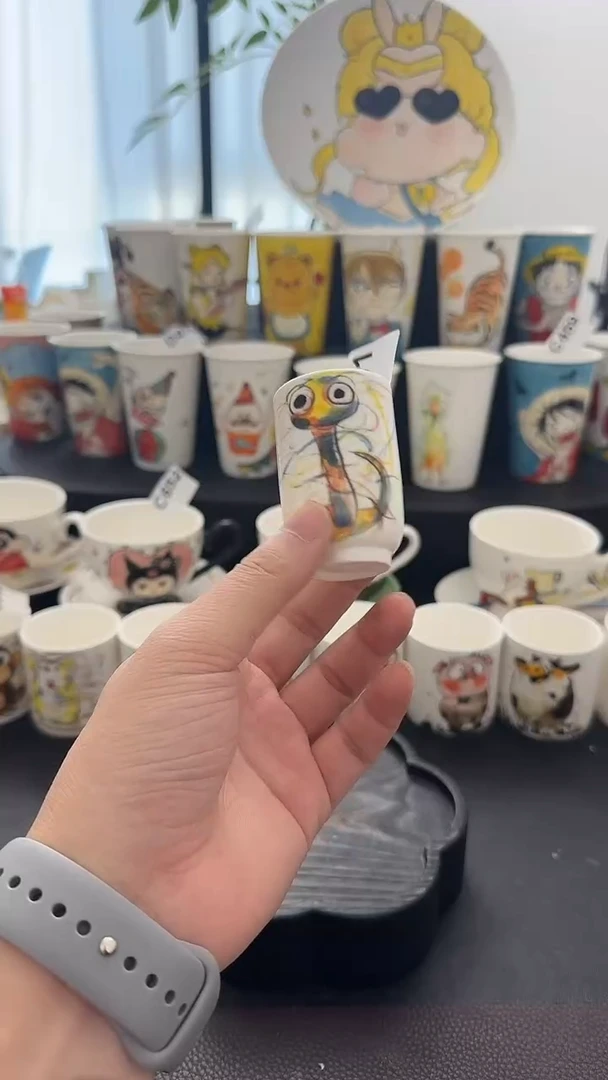 纯手工纯手工绘制陶瓷杯601