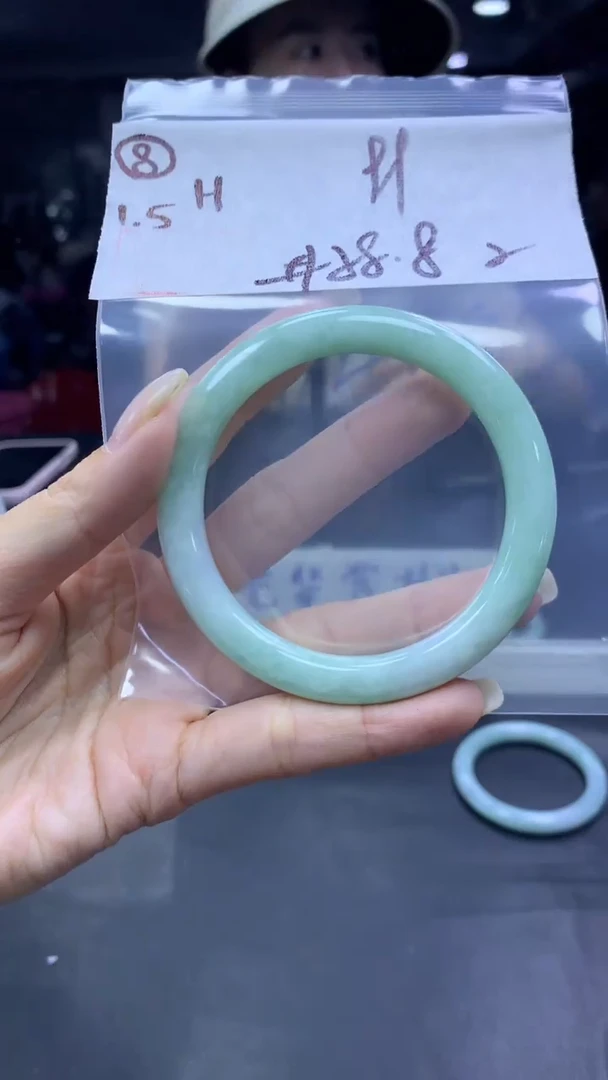 未镶嵌定制翡翠8手镯58.8纹+99元+拍一发一