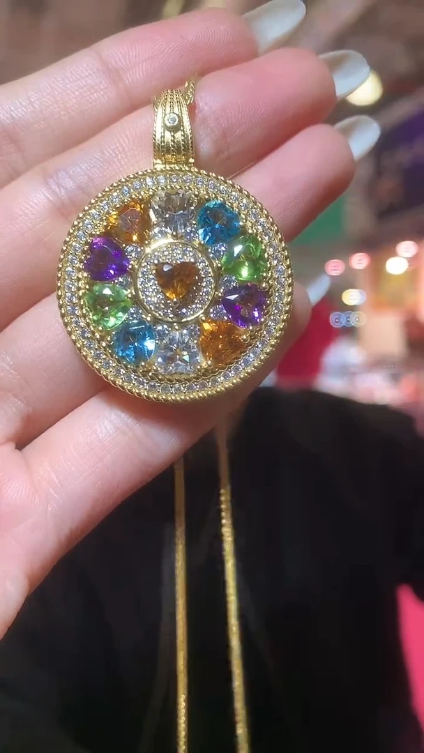 颈饰银S925镶嵌水晶【宝石世家严选】