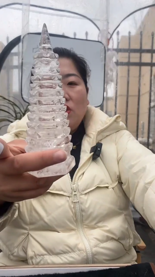 【闪购商品】水晶文昌塔未镶嵌白水晶文昌塔D181