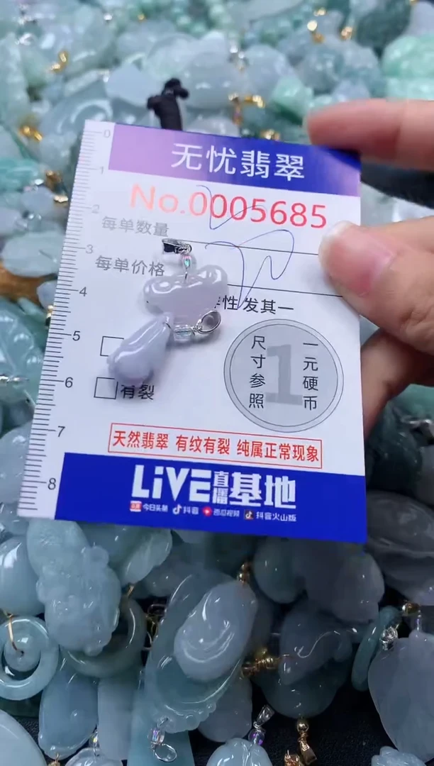 颈饰未镶嵌翡翠5685