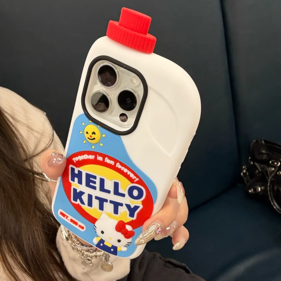 创意硅胶洗衣液瓶子适用苹果16手机壳iphone15可爱14promax少女13