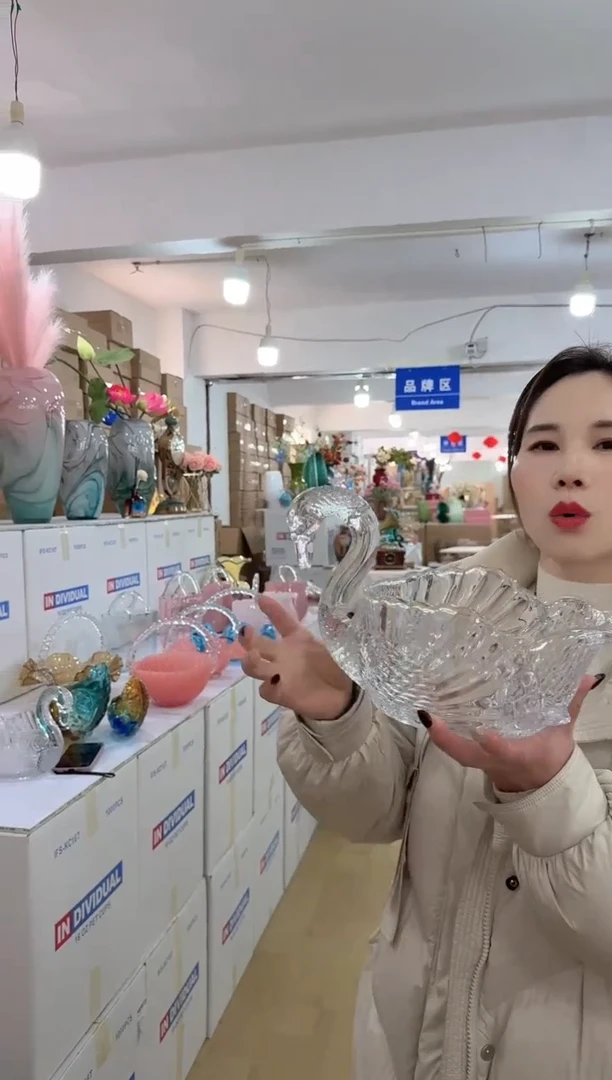 【闪购商品】无铅玻璃洛芙花器-g-早2