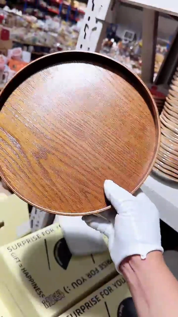 碗大号木托盘微瑕 凑满20元包邮