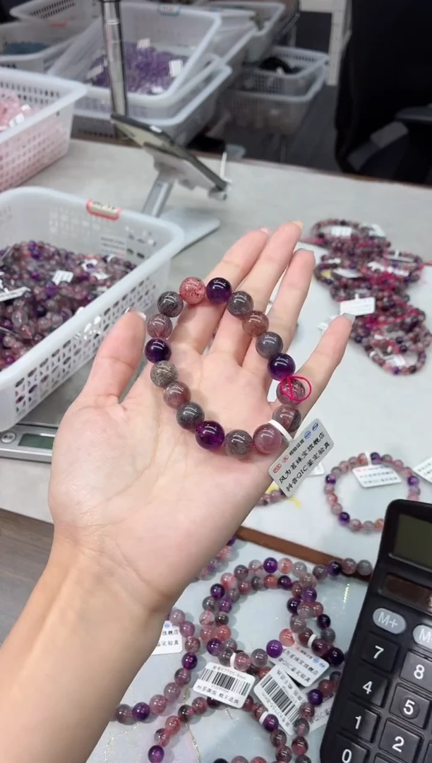 水晶手串未镶嵌k7755超七11mm