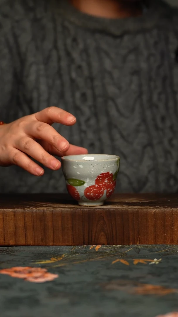 瓷片釉下彩手工手绘同款陶器