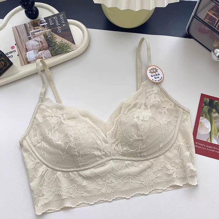 YX六 MB202502173新款蕾丝美背透气法式少女无痕