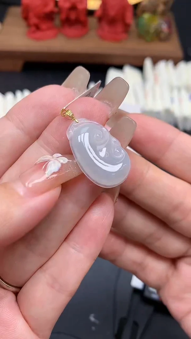 【闪购商品】翡翠吊坠(不含链)18K金镶嵌MS152525